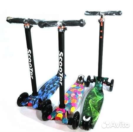 Самокат с усиленной платформой