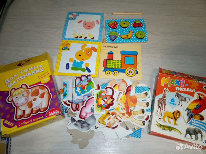 Игрушки развивающие, макси-пазлы, и др