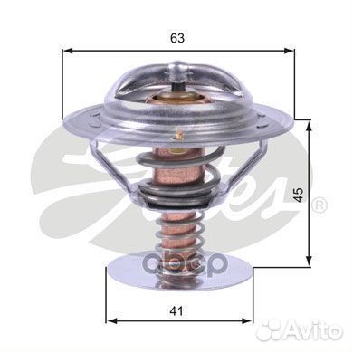 Термостат GAZ gazelle/volga/hunter/patriot 93