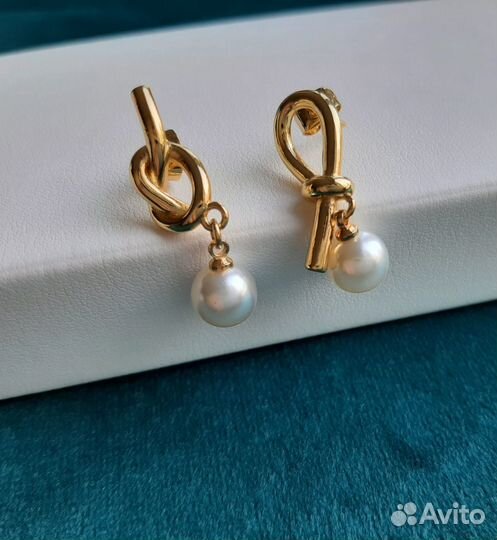 Серьги Celine knot