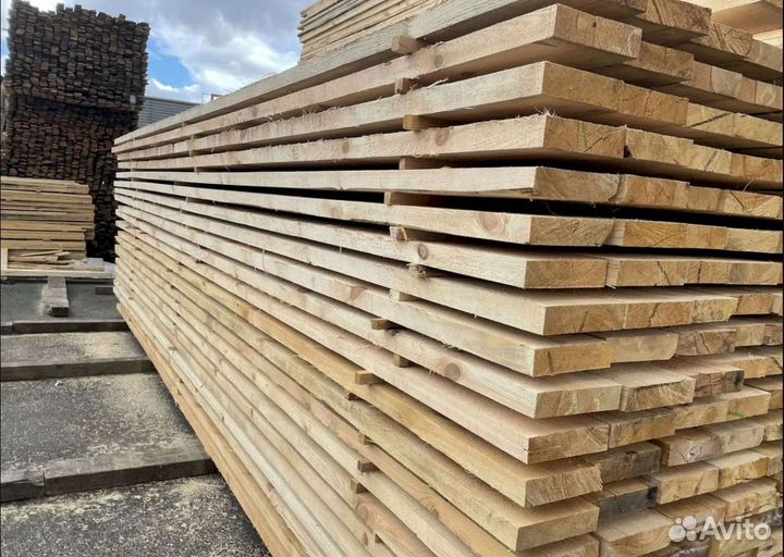 Обрезная доска любые размеры поставка