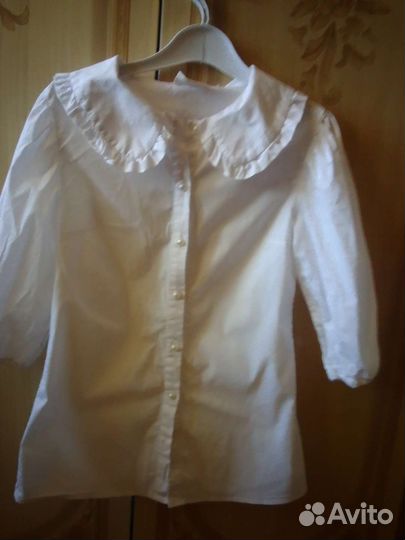 Блузка белая