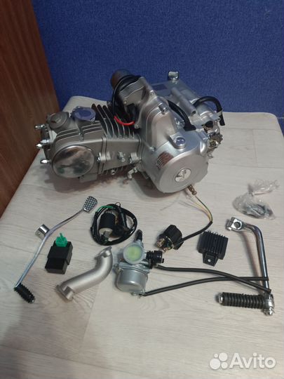 Двигатель мопед альфа 125куб