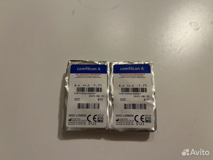 Контакные линзы CooperVision -1.75