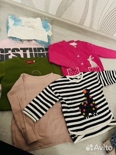 Вещи пакетом на девочку от 86 размера