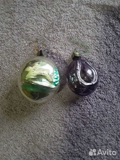 Ёлочные игрушки винтаж