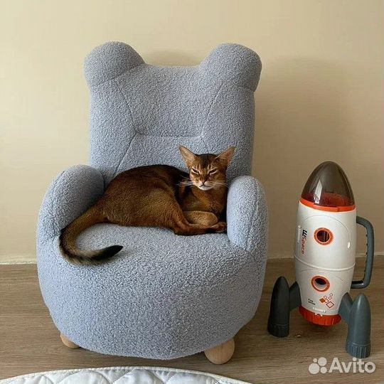 Детское мягкое кресло Мишка