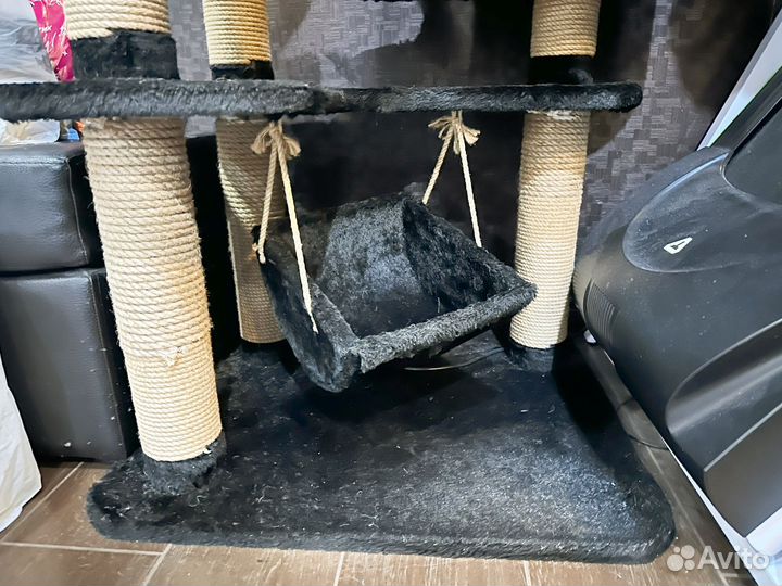 Когтеточка, лазилка, дом для кошек