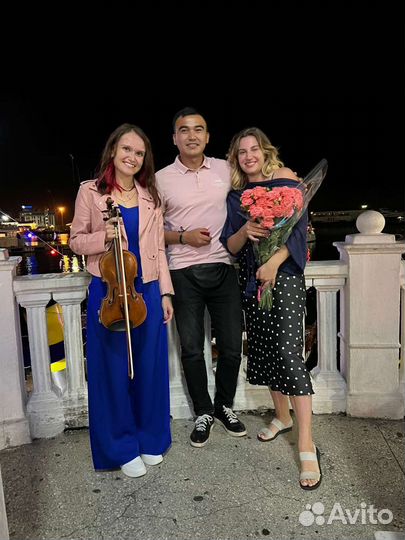 Скрипка на праздник.Живая музыка.Скрипач.Музыкант