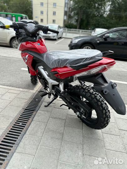 Мопед storm cross механика красный