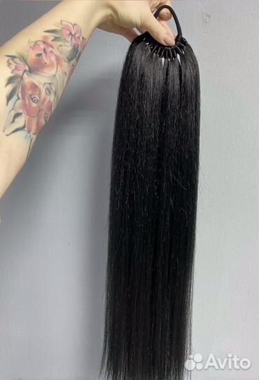 Хвост волосы на резинке