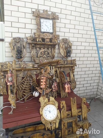 Колесо от телеги люстра