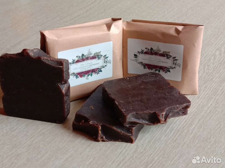 Мыло Дегтярное натуральное ручной работы