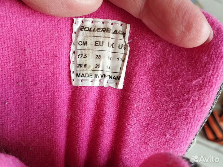 Роликовые коньки детские rollerblade