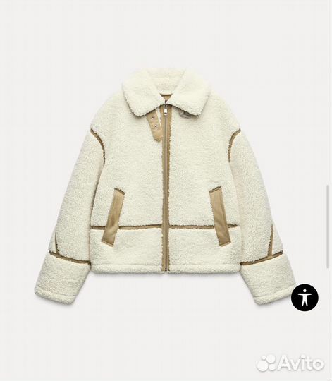 Эко шуба Zara новая