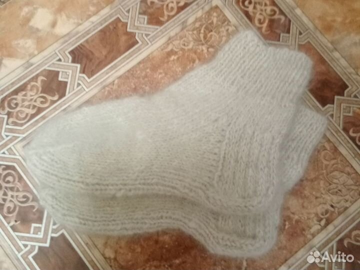 Носки из пуха самоеда