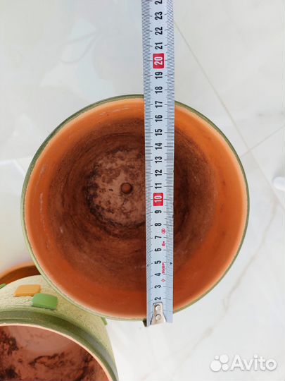 Горшки керамические для цветов б/у