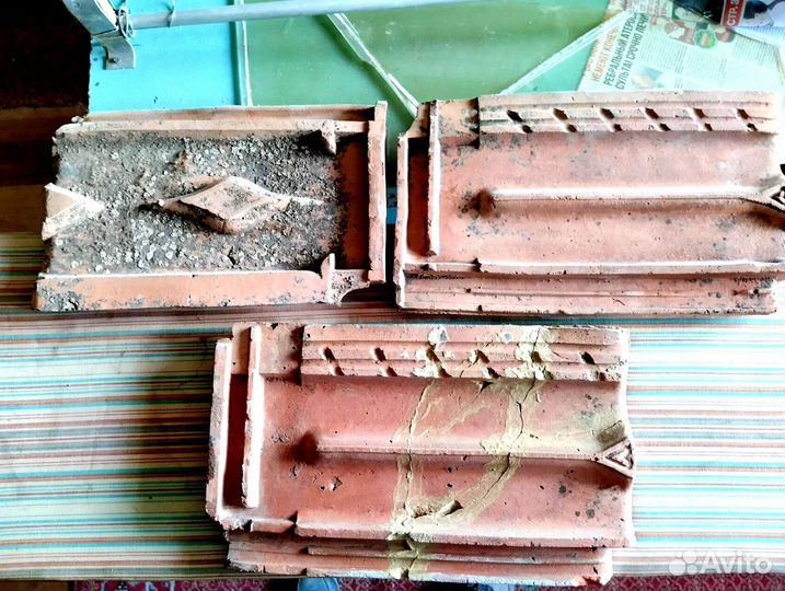 Дореволюционные антикварные кирпичи и черепицы