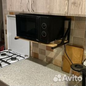 Полка кухонная раздвижная под микроволновую печь