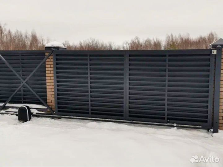 Автоматические откатные ворота