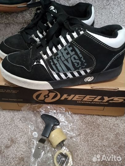 Кроссовки ролики хилисы 38р