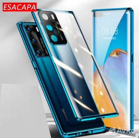 Магнитный защитный чехол для Huawei p40 pro plus