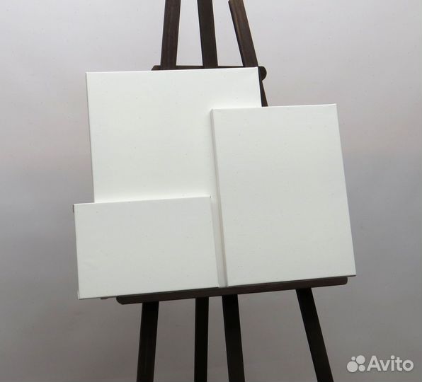 Холст на подрамнике 27х61 для живописи