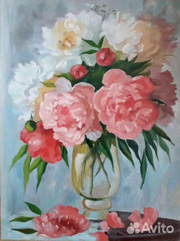 Картина Букет пионов
