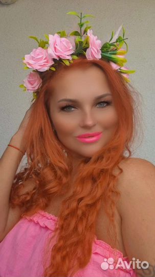 Ободок для волос ручной работы