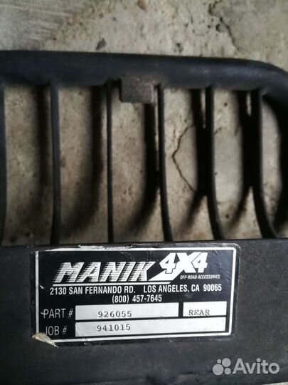 Защита задних фонарей manik 4*4