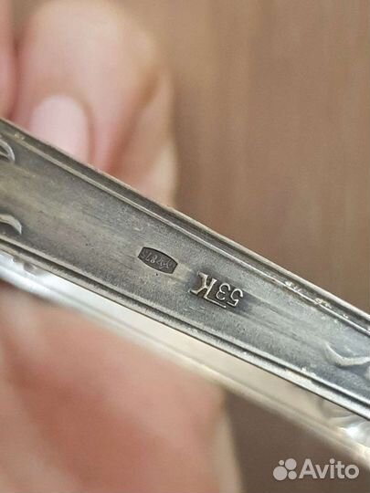 Щипцы для сахара,льда. Раритет,серебро 875пр