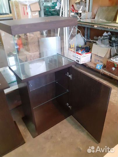 Аквариумы новые с подставкой 75 литров