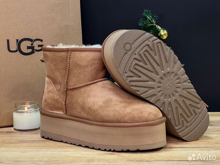 UGG Classic Ultra Mini Platform Chestnut