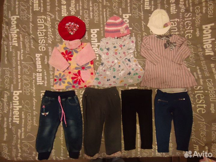 Детские вещи пакетом для девочки 74-96
