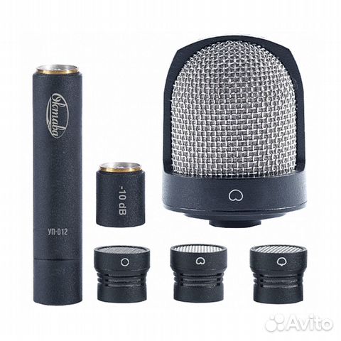 Микрофон Октава мк-012-10 (черный, в картон. упак