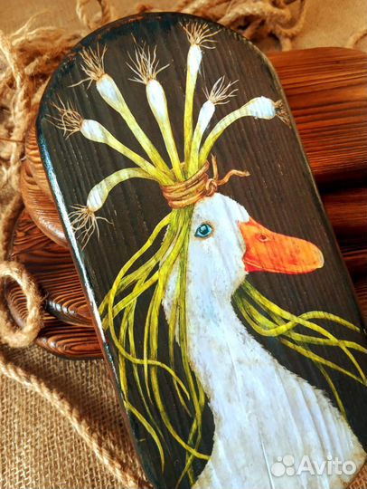 Доска для подачи нарезки, панно для кухни