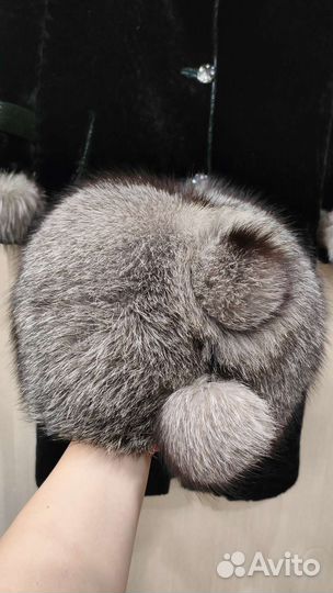 Шапка песцовая женская