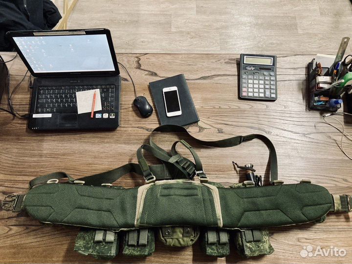 Боевой пояс warbelt ссо Воин 112 см в сборе - рпс