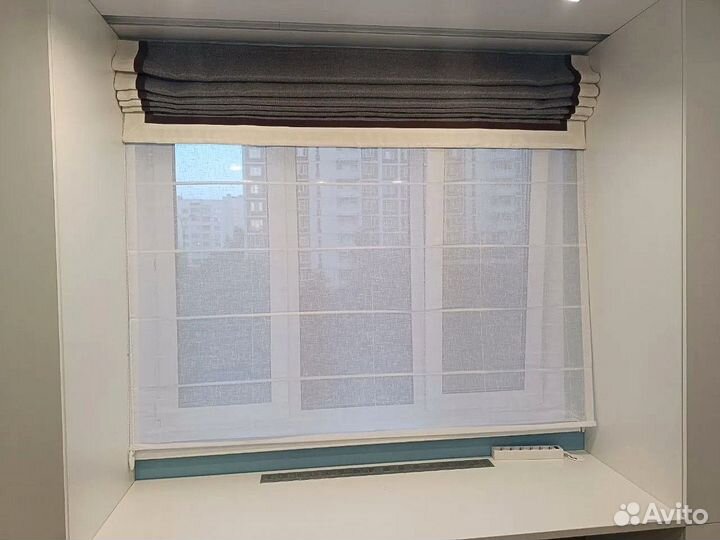 Двойная римская штора от производителя