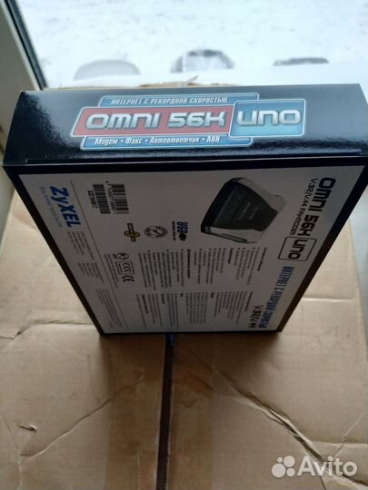 Модемы Zyxel omni 56K UNO