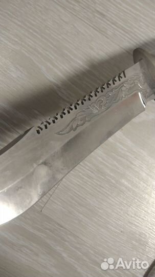 Нож охотничий ручной работы, ширина полотна 4мм