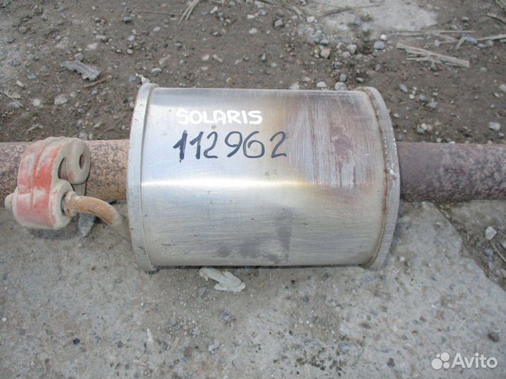 Средняя часть глушителя Hyundai Solaris 1