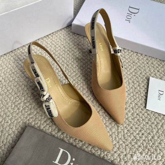 Женские туфли Christian Dior Slingback 6 см