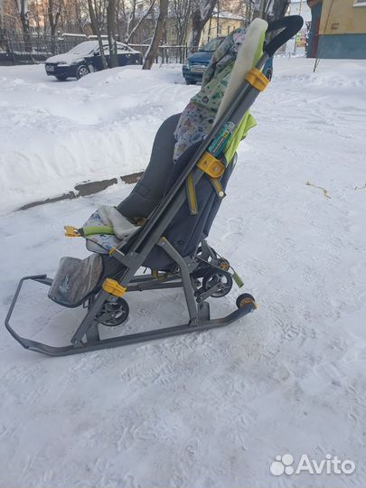 Санки коляска ника кидс