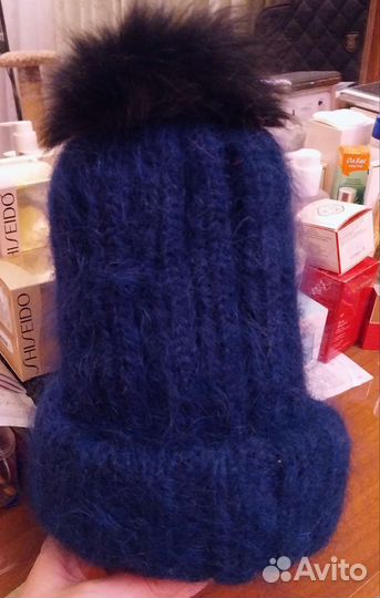 Шапка итальянский мохер-Новая