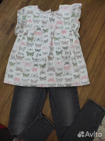 Комплекты для девочек (3 шт.) летние 122, 128