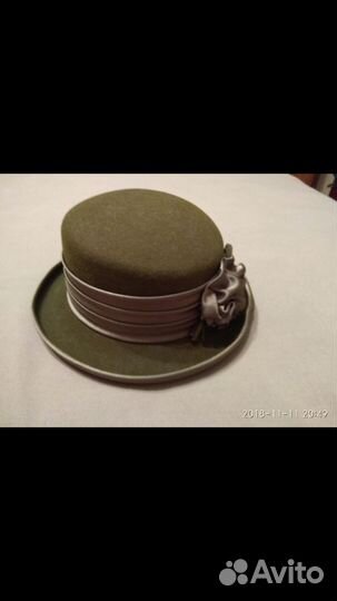 Шляпа фетровая женская