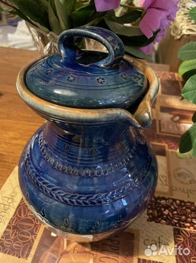 Кувшин с крышкой керамика