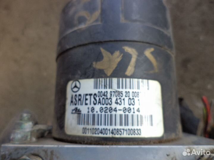 Блок ABS ESP ASR мерседес SLK W170