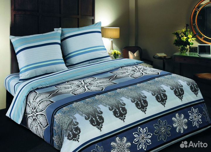 Постельное белье бязь, 1.5 спальное, новое